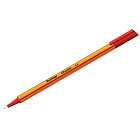 Ручка капиллярная Берлинго "Rapido" красная, 0,4мм, трехгранная