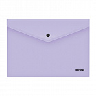 Папка-конверт на кнопке Berlingo "Instinct" А4, 180мкм, лаванда